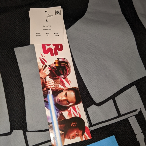 Nwts Star Wars Men's Black Darth Vader Costume T-Shirt With Cape - Picture 10 of 16